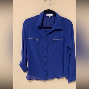Cobalt blue blouse - Medium
